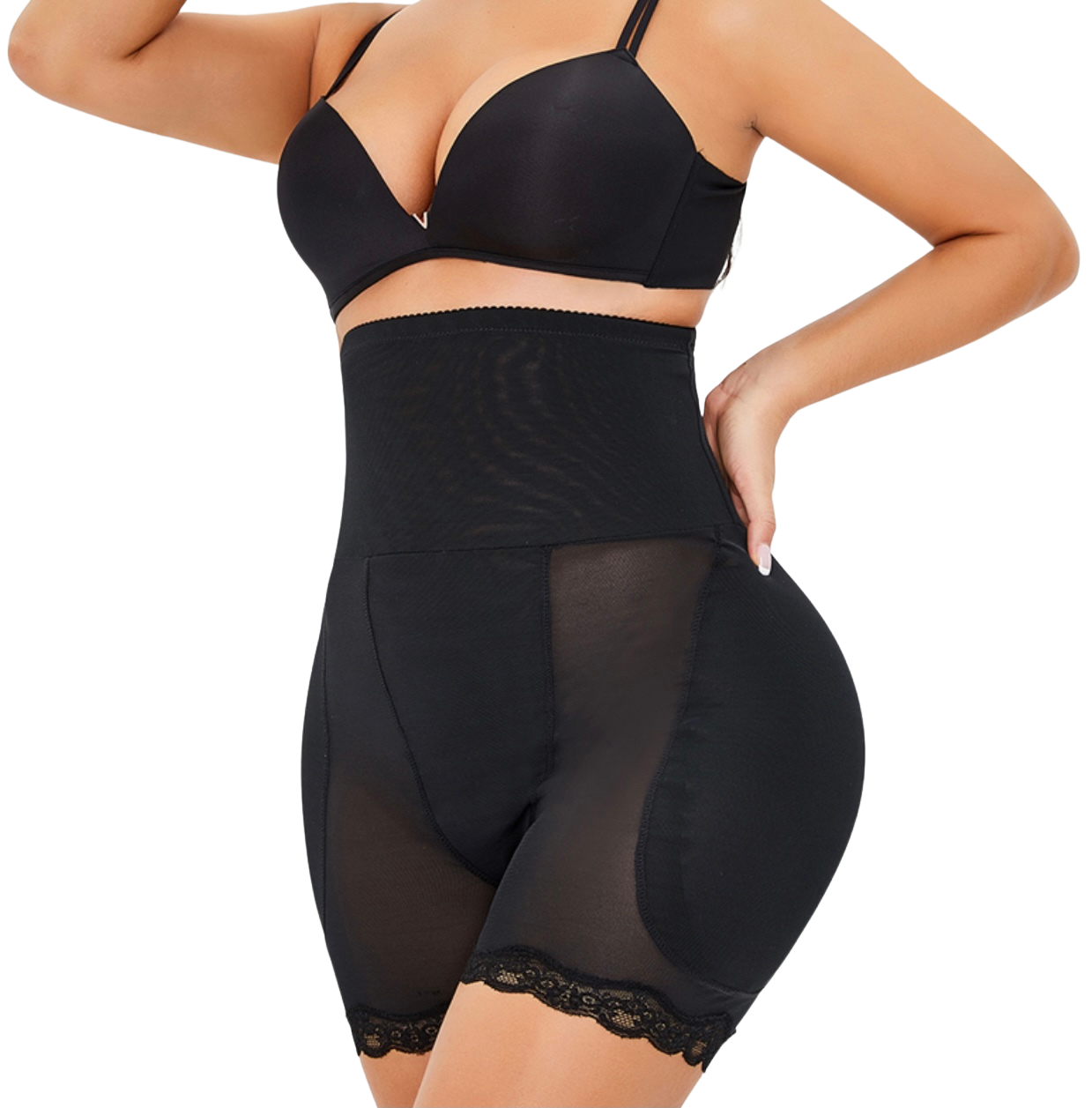Curve short - 2 (high waist) hip/ butt pad with lace – Official