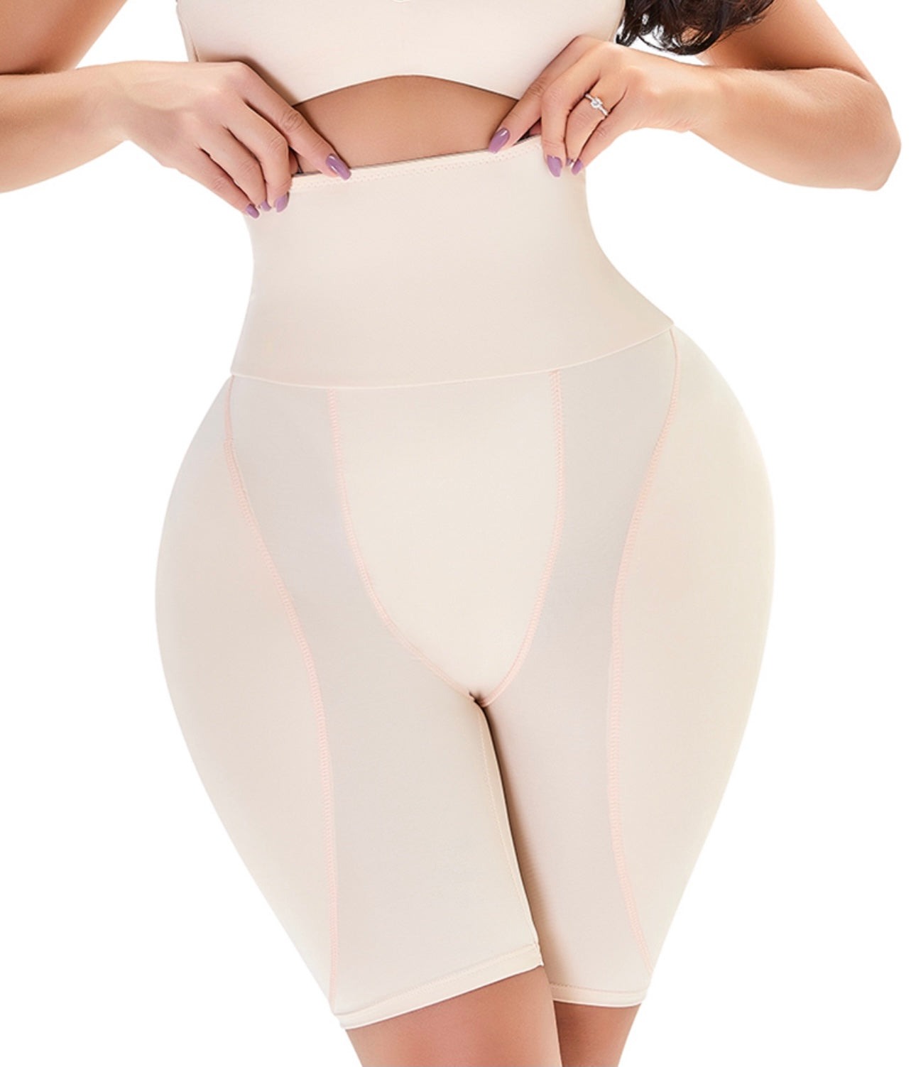 Curve short - 3 ( ultra high waist  hip/thigh/butt pad no lace) – Official  BBL Shapewear