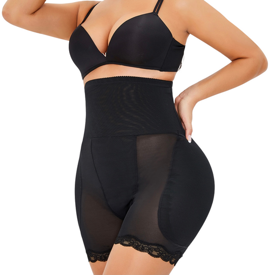 Curve short - 2 (high waist) hip/ butt pad with lace