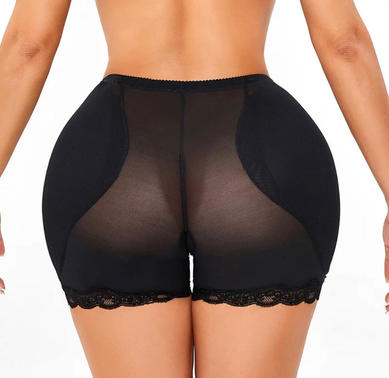 Plus Size Butt Lifting Hip Padded Lace-trim Shapewear Shorts – aBetterMe NZ